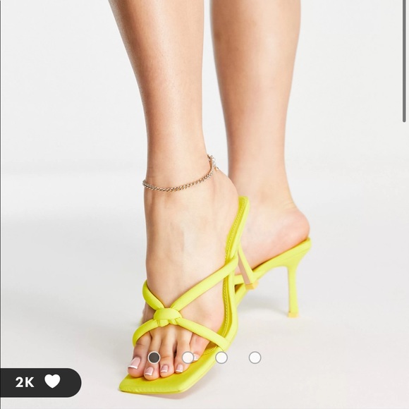 ASOS Yellow Knotted Sandals - Picture 14 of 16